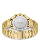 Sport lux herrur 40 mm guld lænke