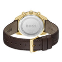 Sport lux 41 mm herrur brun læder