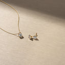 Solitaire øreringe Venice Piccolo - 14k guld  med 0.22 ct lab-grown diamanter