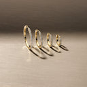 Øreringe Alba Grande - 14k hvidguld med 0.36 ct lab-grown diamanter