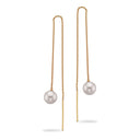 Ørekæder Swarovski perle sølv fg.