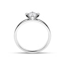 Solitaire ring Venice - 14k hvidguld med 0.50 ct lab-grown diamant
