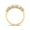 Ring Ariccia - 14k guld  med 3.62 ct lab-grown diamanter