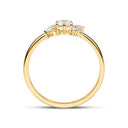 Ring Lovere - 14k guld  med 0.57 ct lab-grown diamanter