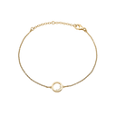Aagaard - armbånd, 14kt guld m/6 cz