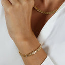 Aagaard - armbånd 8kt, lænke, 19 cm