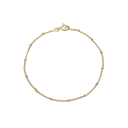 Aagaard - ankelkæde, små kugler, 23+4 cm