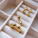 Ørehængere dråber sølv fg.