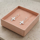*Ørebøjler Dagmarkors 10 x 13 mm sølv