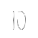 Ørering Sølv, Hoop Satin Ø 25 Mm