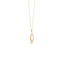 Aagaard - halskæde, 8k, oval