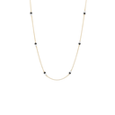Halskæde, Sort Onyx/Grøn Amazonite, Forg