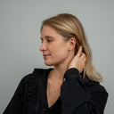 Aagaard - evig kærlighed, ørestikker, sølv, 42 cz