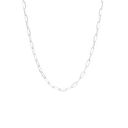 Aagaard - halskæde 10mm led, 45 cm, sølv