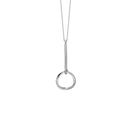 Halskæde Oval, 42+3 Cm, Sølv
