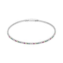 Armbånd Ellera - Sølv med multifarvede zirkoner