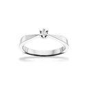 Victoria ring 14 kt. hv 0,05 G-TW/SI