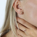 Ring, 8K, Rubin/Diamanter