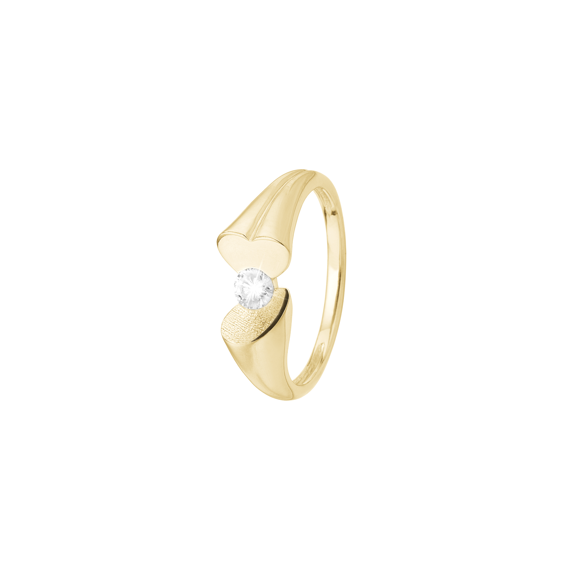 Ring, 8Kt, Magiske Hjerter – Guldbech smykker