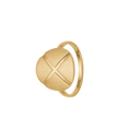 Ring, Plade M/Kryds, Forg Sølv