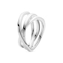 Ring Spirale Pianura - med poleret overflade.