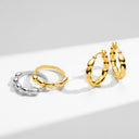 Ring Goccia Piccolo Pianura - med poleret overflade.