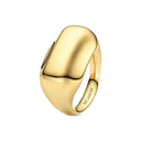 Ring Borsa Pianura - 18k forgyldt, med poleret overflade.