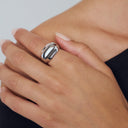 Ring Borsa Pianura - med poleret overflade.