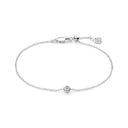 Armbånd Sarzana Uno Creolo – med hvide zirkoner.