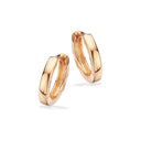 Clip-creoler 2 x 11,5 mm. 8 kt.