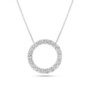 Halskæde Bellina - 14 kt hvidguld med 1.90 ct lab-grown diamanter