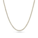 Halskæde Diamante Tennis - 14 kt guld med 14.88 ct lab-grown diamanter