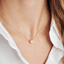 Halskæde Venice Solitaire - 14 kt guld med en 1.00 ct lab-grown diamant