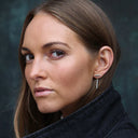 Barbara Øreringe - Sølvbelagt