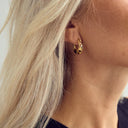 Ofelia Hoop Øreringe - 18 karat forgyldt