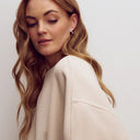Caroline Øreringe Lille - Sølvbelagt