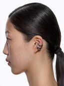Omotesando Chunky Ear Cuff Silver - Single