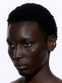 Omotesando Chunky Ear Cuff Goldplated Silver - Single