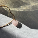 Amour Necklace Rose Quartz