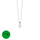 Mary Vedhæng Sølv Lg Diamant 0,05Ct