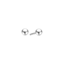Rhod. Sølv Ørestik 6Mm Kugle