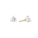 14 Karat Solitaire Ørestik 2x0,24ct. TW/VS