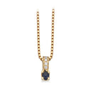 Kleopatra Queen vedh safir+0,02 H-W/SI 14 karat guld