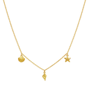 Iluka Necklace Forgyldt
