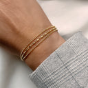 Armbånd trippel rk. sølv fg. 17+2 cm
