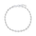 SoHo armbånd cubic zir. sølv rh. 17+2 cm