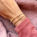 SoHo armbånd multicolor cubic zir sølv fg 17+2