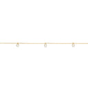 Armbånd perle sølv fg. 17+2 cm
