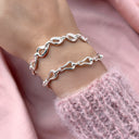Armbånd sølv 17+2 cm
