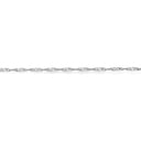 Armbånd singapore sølv rh. 17+2cm